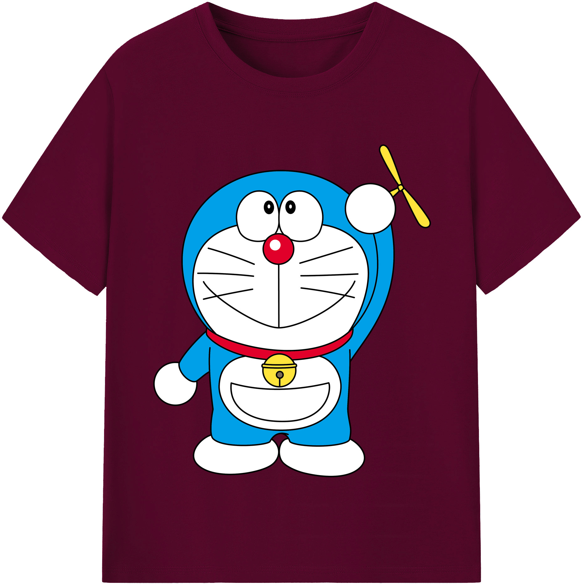 （画像用） ドラえもん Doraemon レディースカジュアルプリントTシャツ（綿100％）